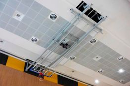 Decan Sports Multitube ceiling basketball goal
