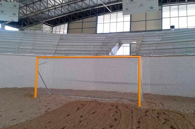 Beach football goals